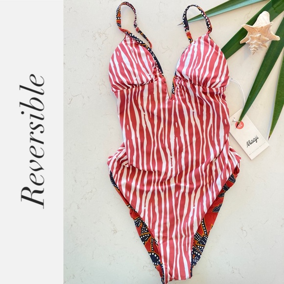 MAAJI - Tropical Parady V Wire One Piece Swimsuit - Picture 11 of 17